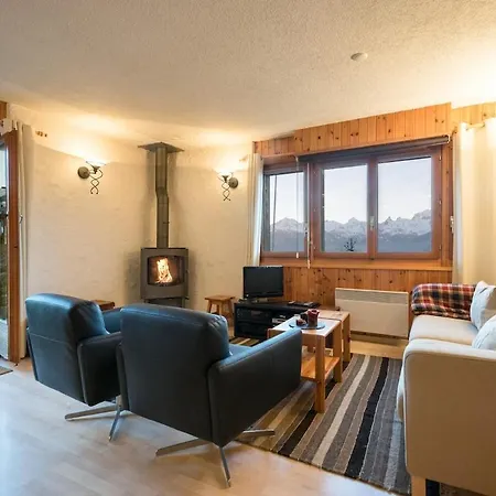 Sunny And Spacious In Faigaux In Situated In Quiet Area With Magnificent Mountain Views * Veysonnaz